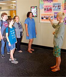 Students on a tour